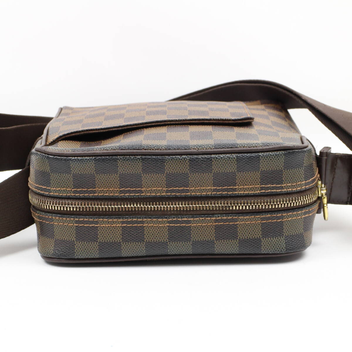 【美 品】ルイヴィトン Louis Vuitton ダミエ オラフ PM ショルダーバッグ 斜めかけ 1363の画像5