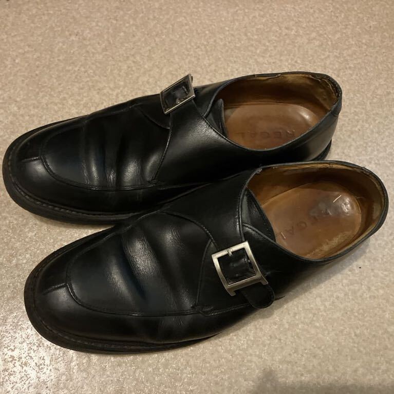 リーガル REGAL 25 黒 メンズ 革靴 ビジネスシューズ 本革の画像1