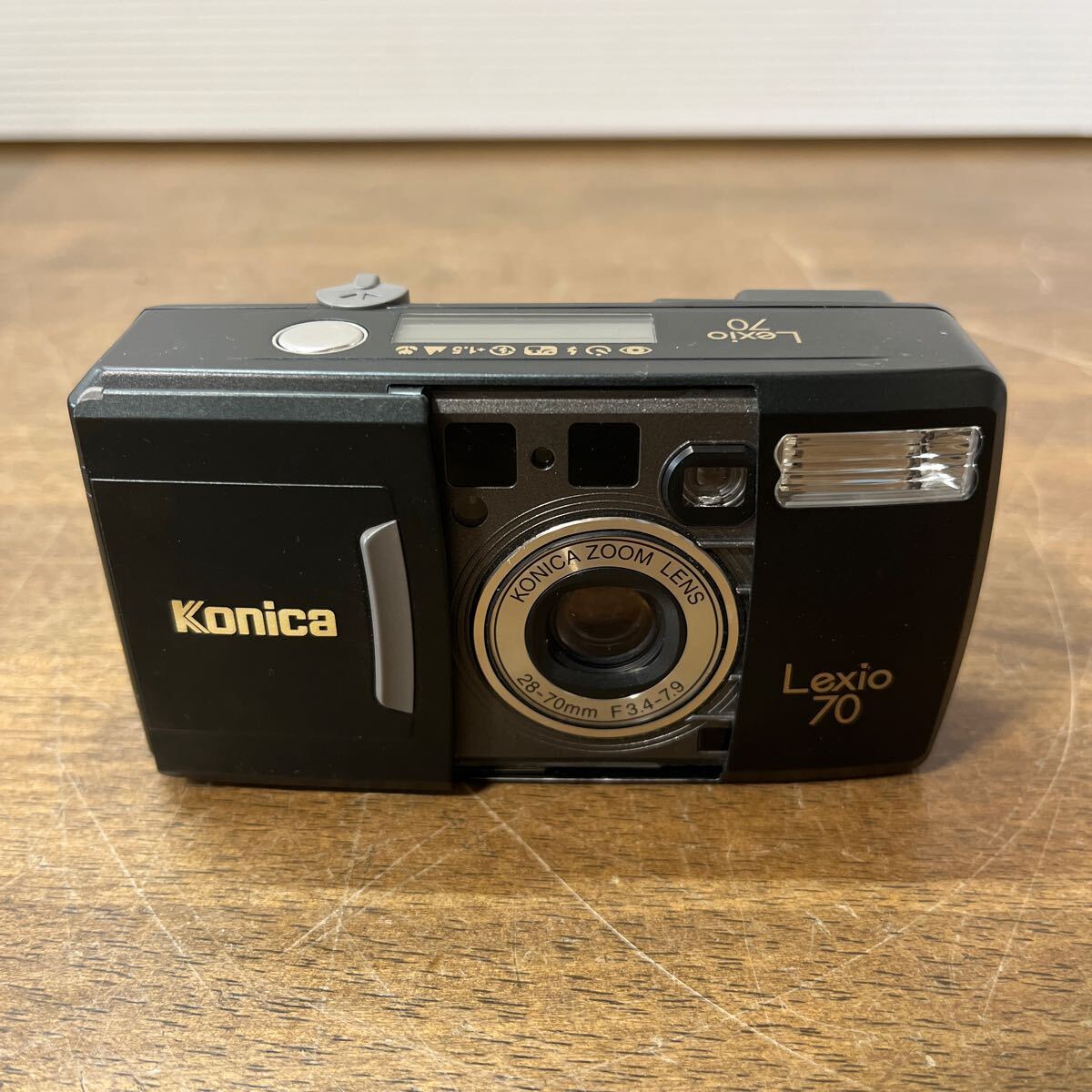 Konica Lexio 70 35mm 28-70mm f/3.4-7.9 フィルムカメラ レクシオ カメラ コニカ レトロ ケース付き (3-2_画像3