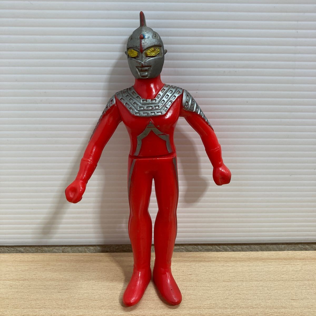 ウルトラセブン ソフビ ポピー ドール 人形 フィギュア 円谷プロ 約17cm 当時物 ビンテージ レトロ コレクション(3-2)①の画像1