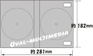 22mm厚6枚収納 DVDトールケース ブラック 4個G DVD/CD/Blu-rayDiscを6枚収納ケー_画像5