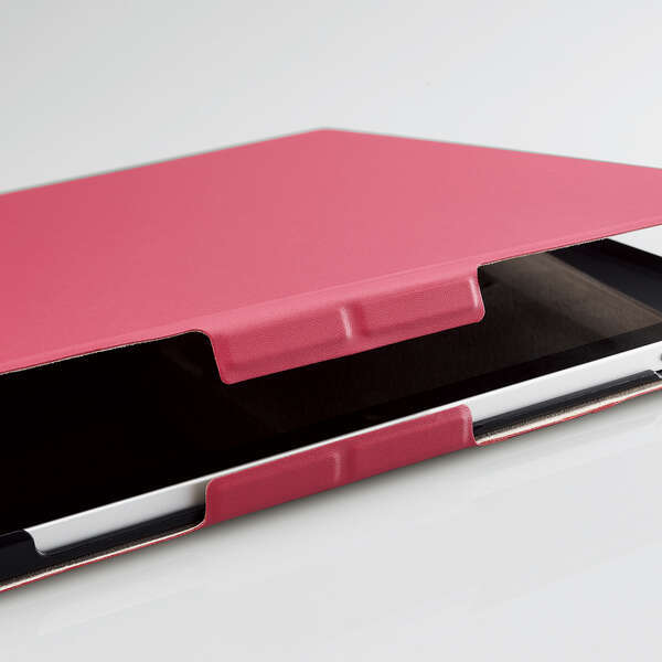 iPad 第10世代 10.9インチ フラップケース 手帳型カバー フリーアングル スリープ対応 カードポケット 軽量スリム設計 ピンク 513の画像8