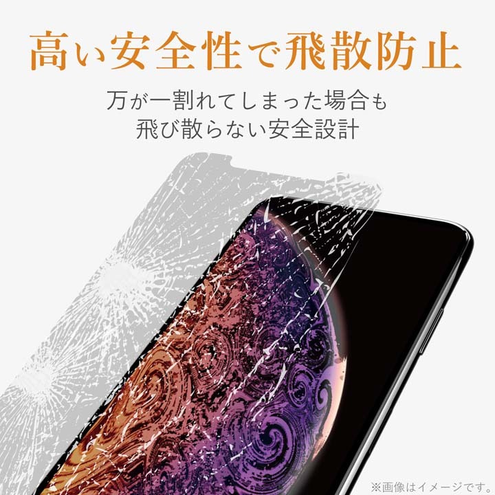 3個 エレコム iPhone 11・XR 超強靱ガラスフィルム ブルーライトカット 最強加工 強度4倍以上 液晶保護 指紋防止 高透明 シールシート 841の画像6