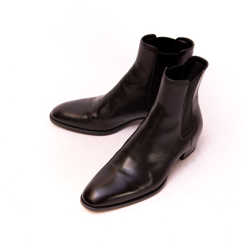 [8260 other ] use barely. super-beauty goods sun rolan side-gore boots Chelsea boots black size 41 SAINT LAURENT