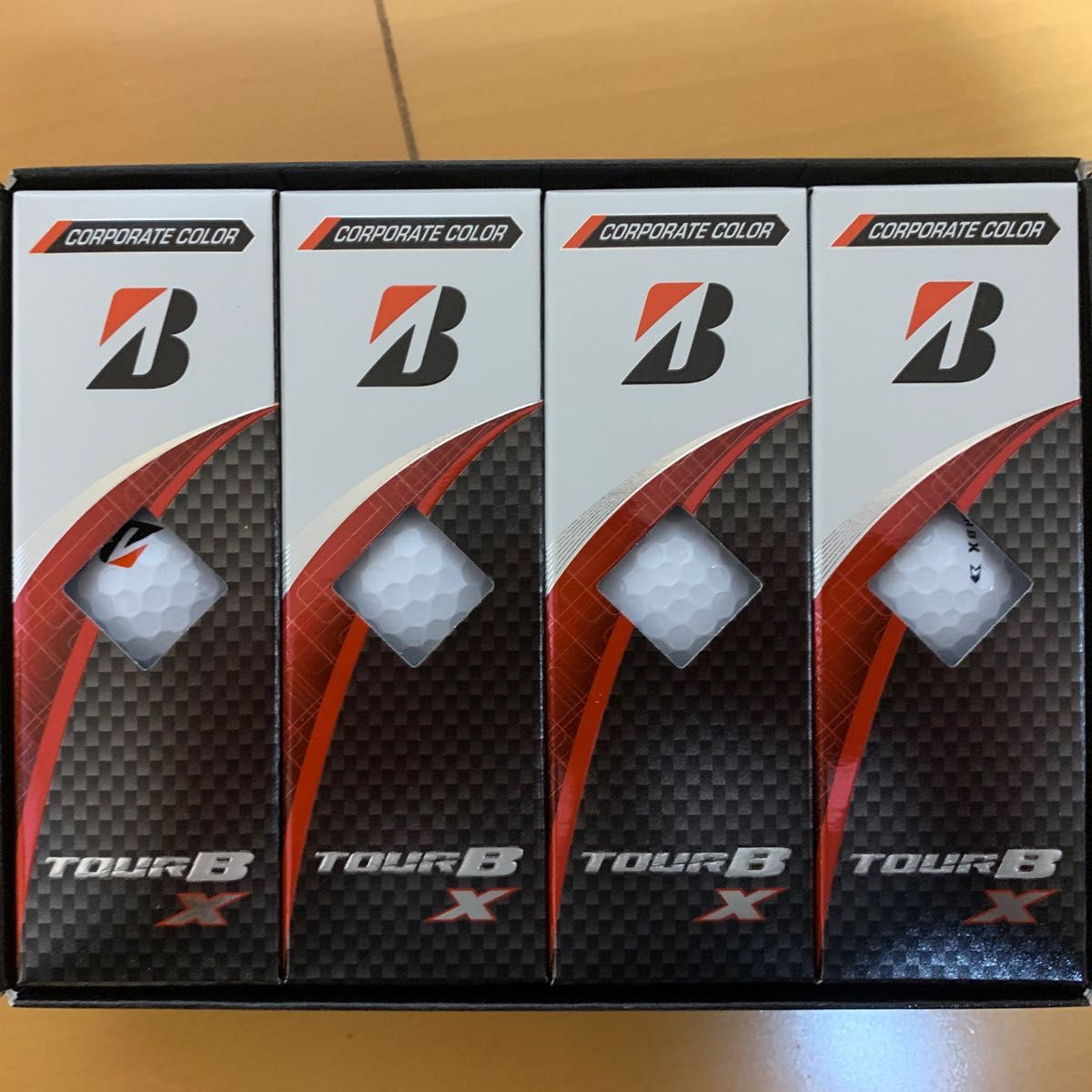 【新品】ブリヂストン TOUR B X 2024年モデル コーポレートカラー 1ダース（12個）