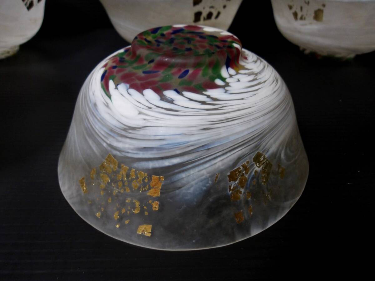 ガラス 器 ボウル レトロ アンティーク 陶器 陶芸 VINTAGE JAPANESE TABLEWAREの画像5