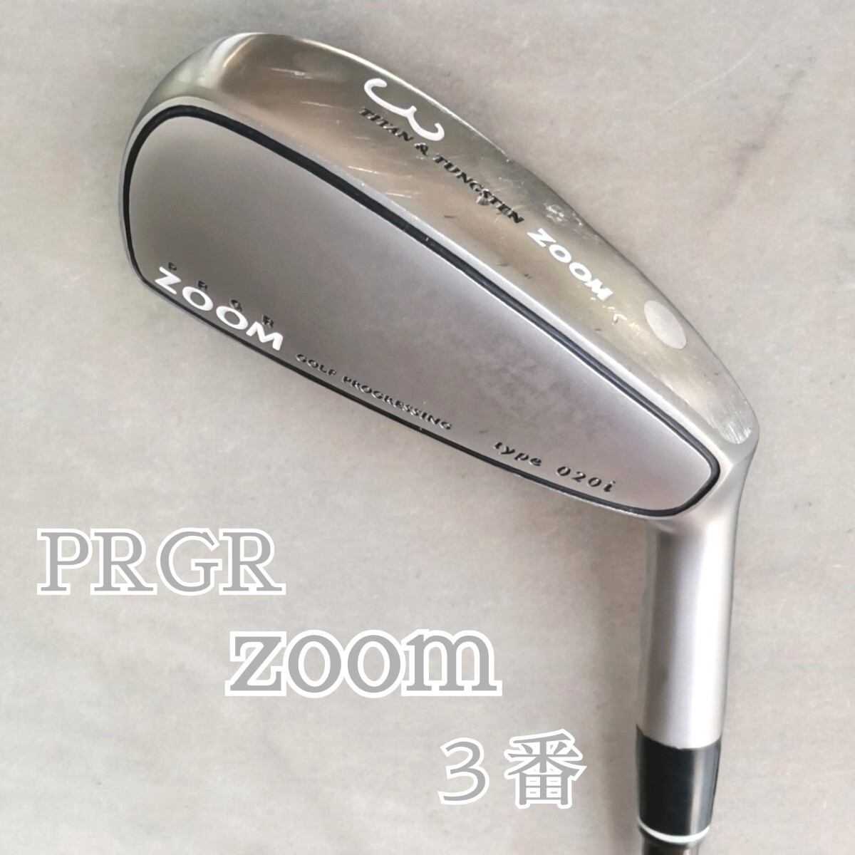 プロギア☆PRGR ZOOM TYPE 020i ユーティリティ u3 19° 中空 ハイブリット アイアン M-40_画像1