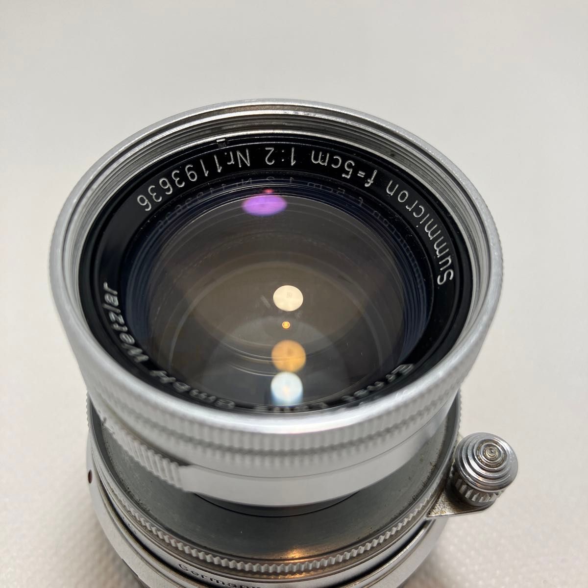 Leica Summicron 5cm f2 1st 沈洞 Mマウント