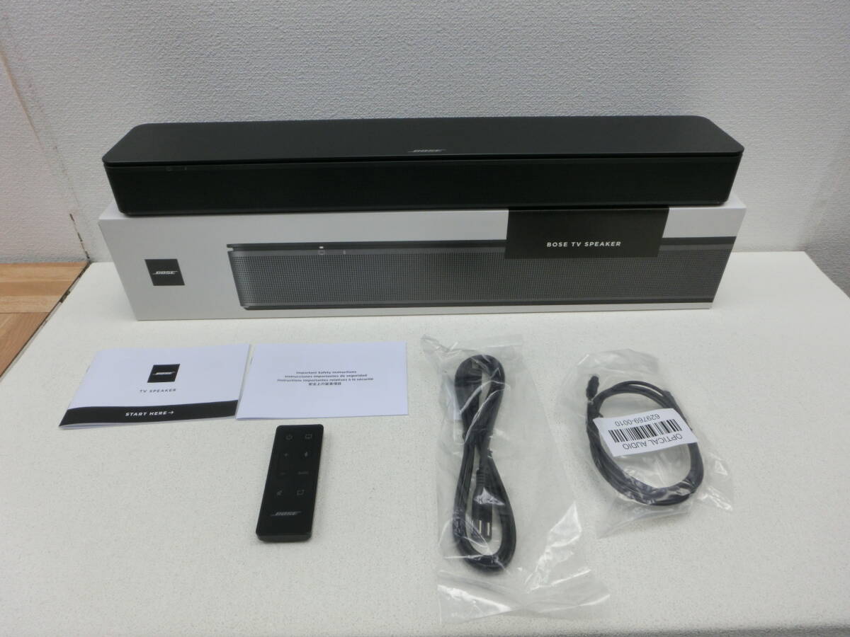 moe/583412/0415/BOSE TV Speaker(ブラック） Bluetooth対応のテレビ向けサウンドバーの画像1