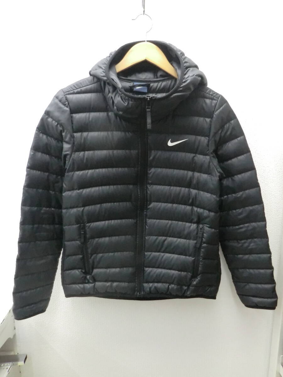 mo/572126/2402/ Nike NIKE пуховик L15F071/ черный / размер L/ б/у товар 