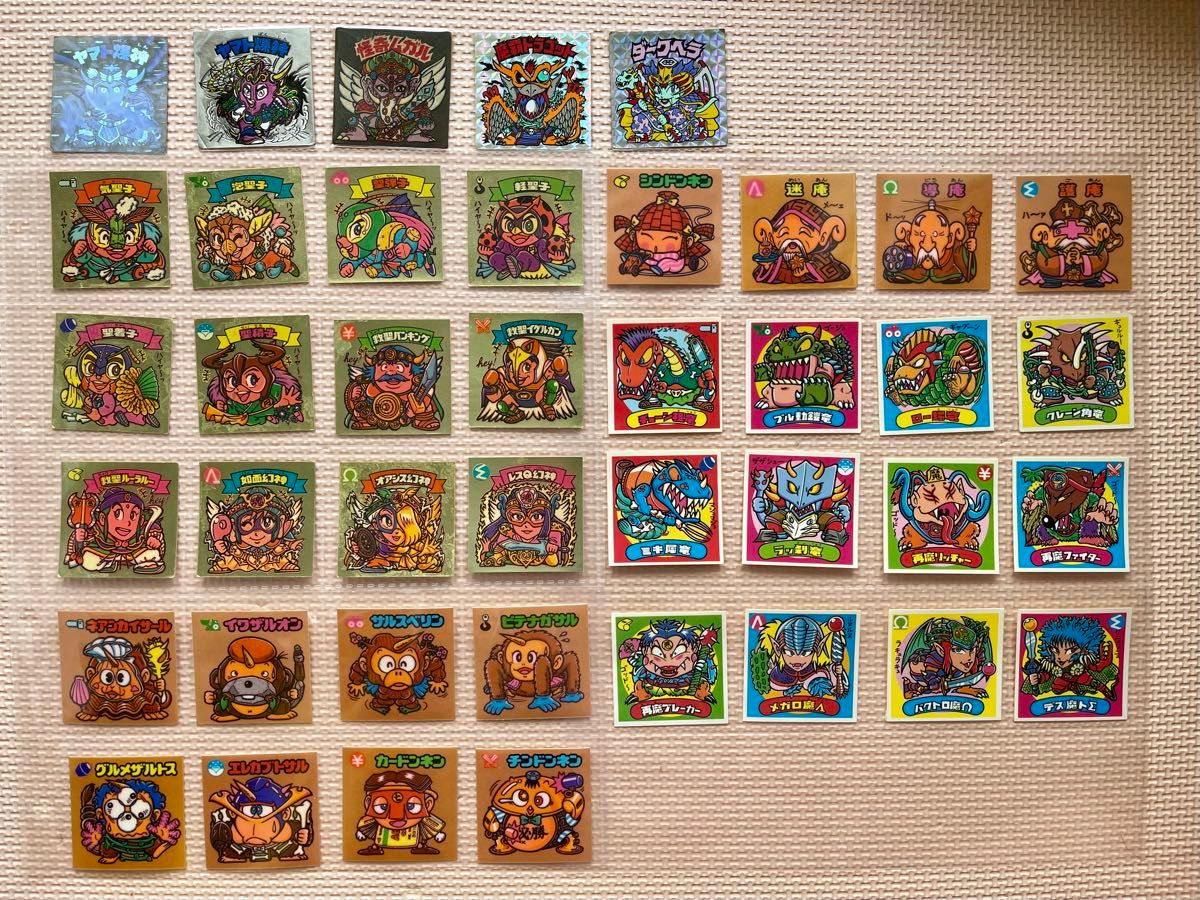 ヘッド5枚付 ビックリマンチョコ13弾 計41枚 すくみフルコンプ ヘッド5枚付 ビックリマンチョコ13弾 計41枚 すくみフルコンプ