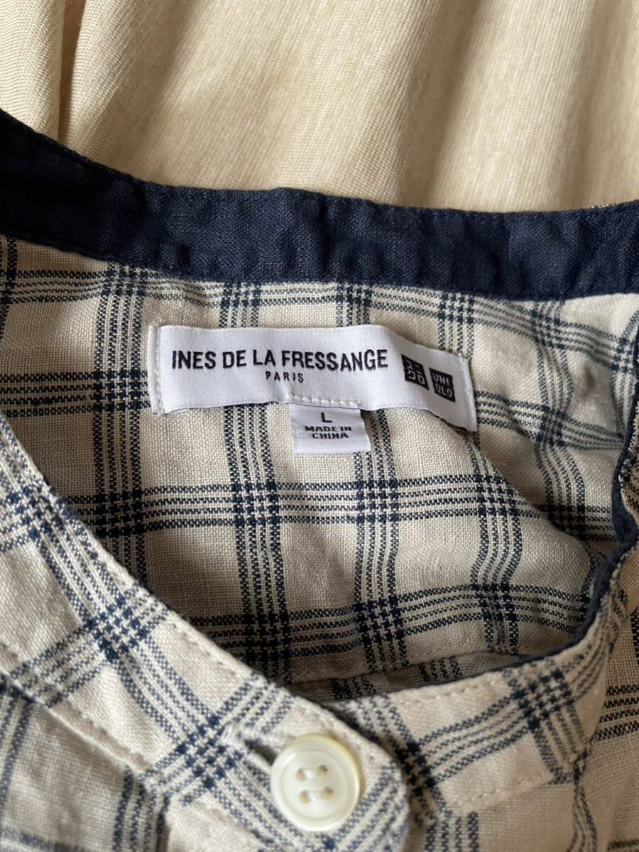 ** Innes × Uniqlo. linen жакет XL.... плетеный вязаный XL.linen блуза L**