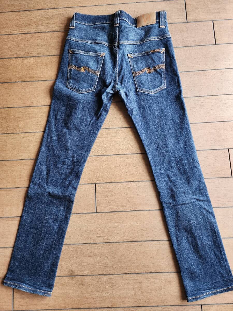 ヌーディー ジーンズ シンフィン W32L32 ユーズド加工 nudie jeans thin finn デニム パンツの画像2