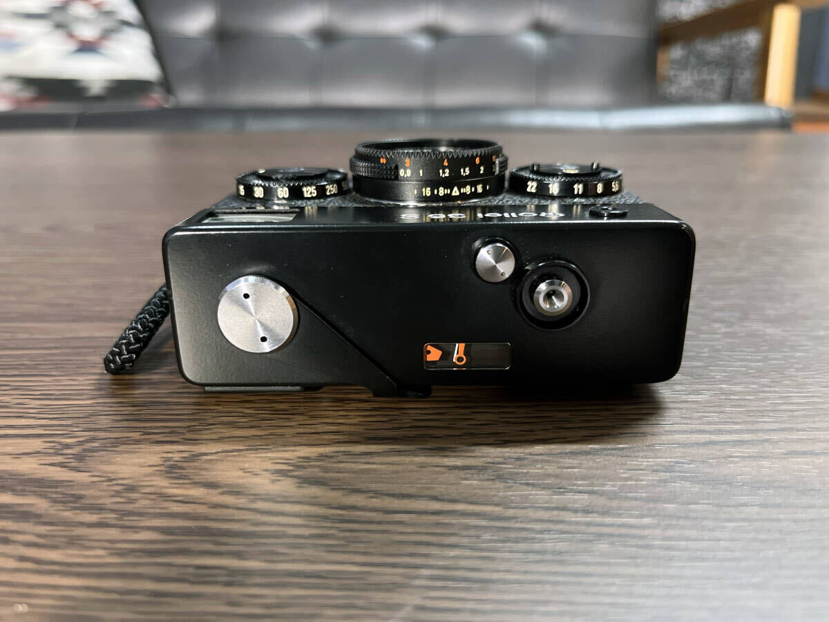 【完動品】Rollei 35S 黒 Sonnar 40mm f2.8 HFTコーティング搭載 露出計メーター・各動作良好の画像3