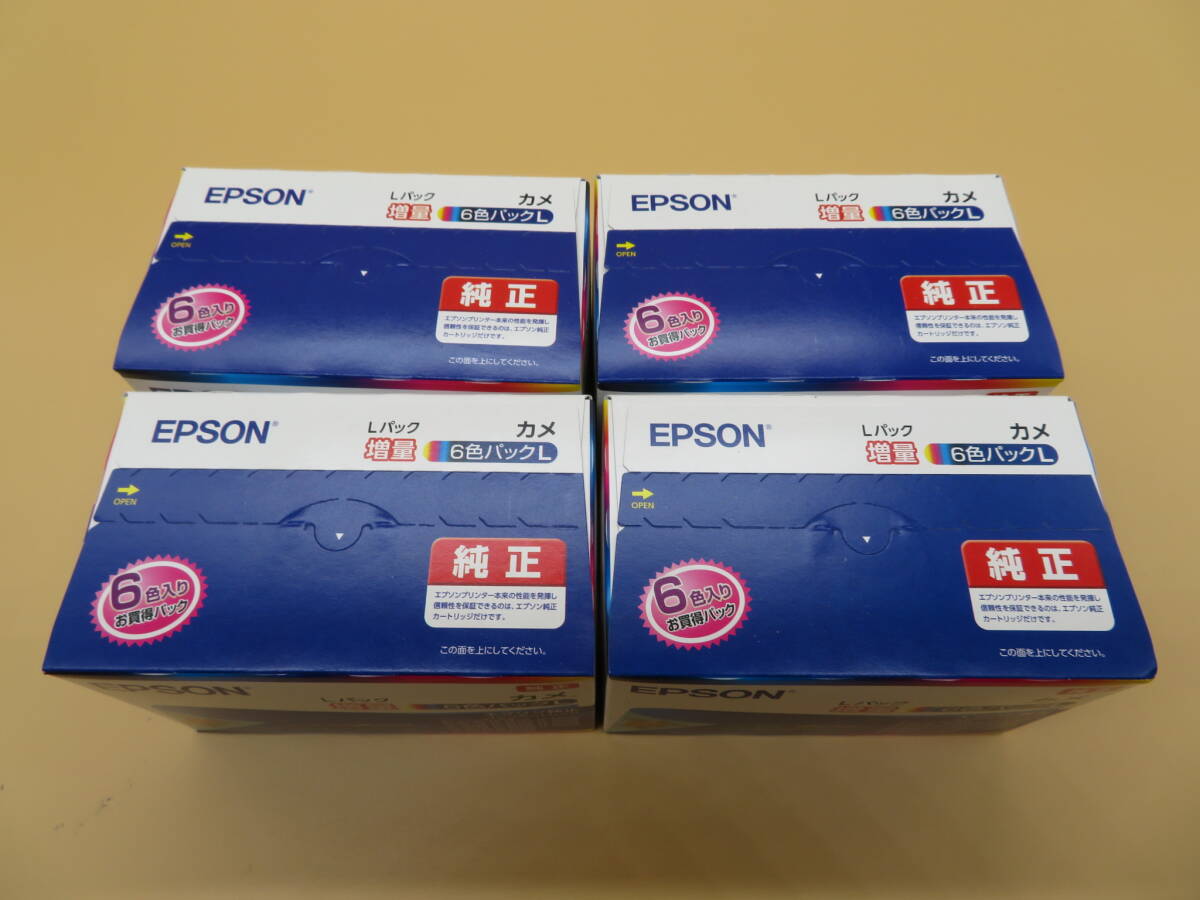 ★EPSON/エプソン　純正インクカートリッジ　カメ　KAM-6CL-6L　6色パック×4箱★_画像1