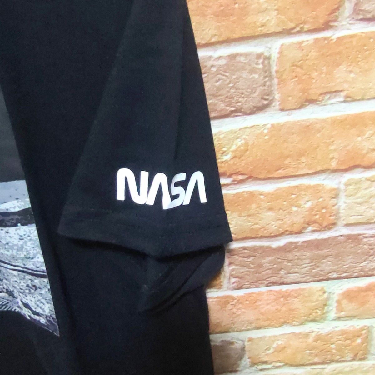 【新品】NASA ナサ Tシャツ 半袖 L ブラック 月 着陸