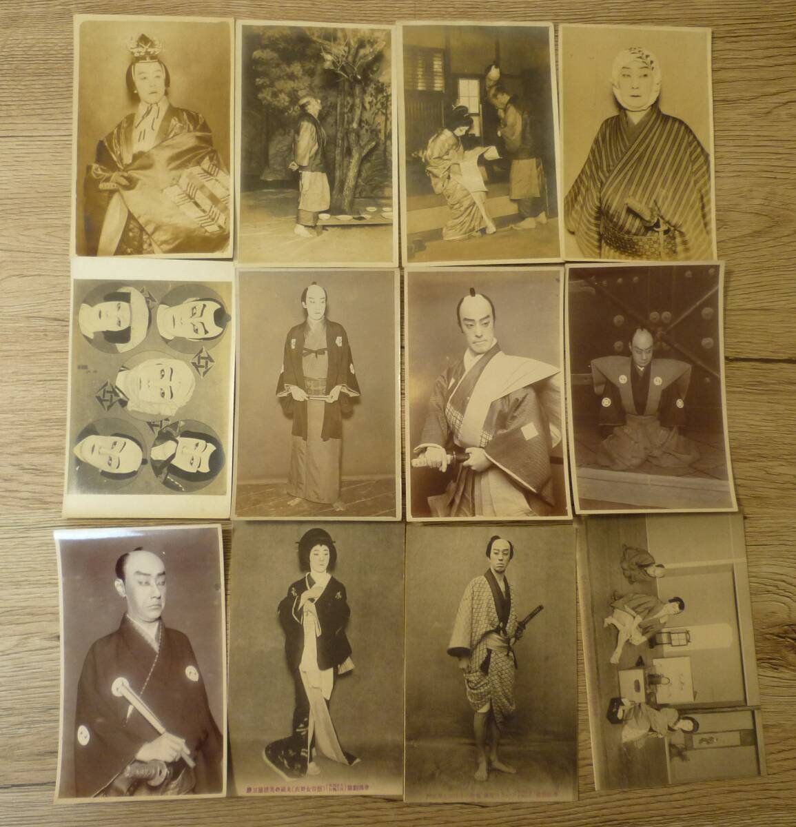 歌舞伎 絵葉書 ブロマイド 舞台写真 64枚セット 戦前 大正 昭和の画像4