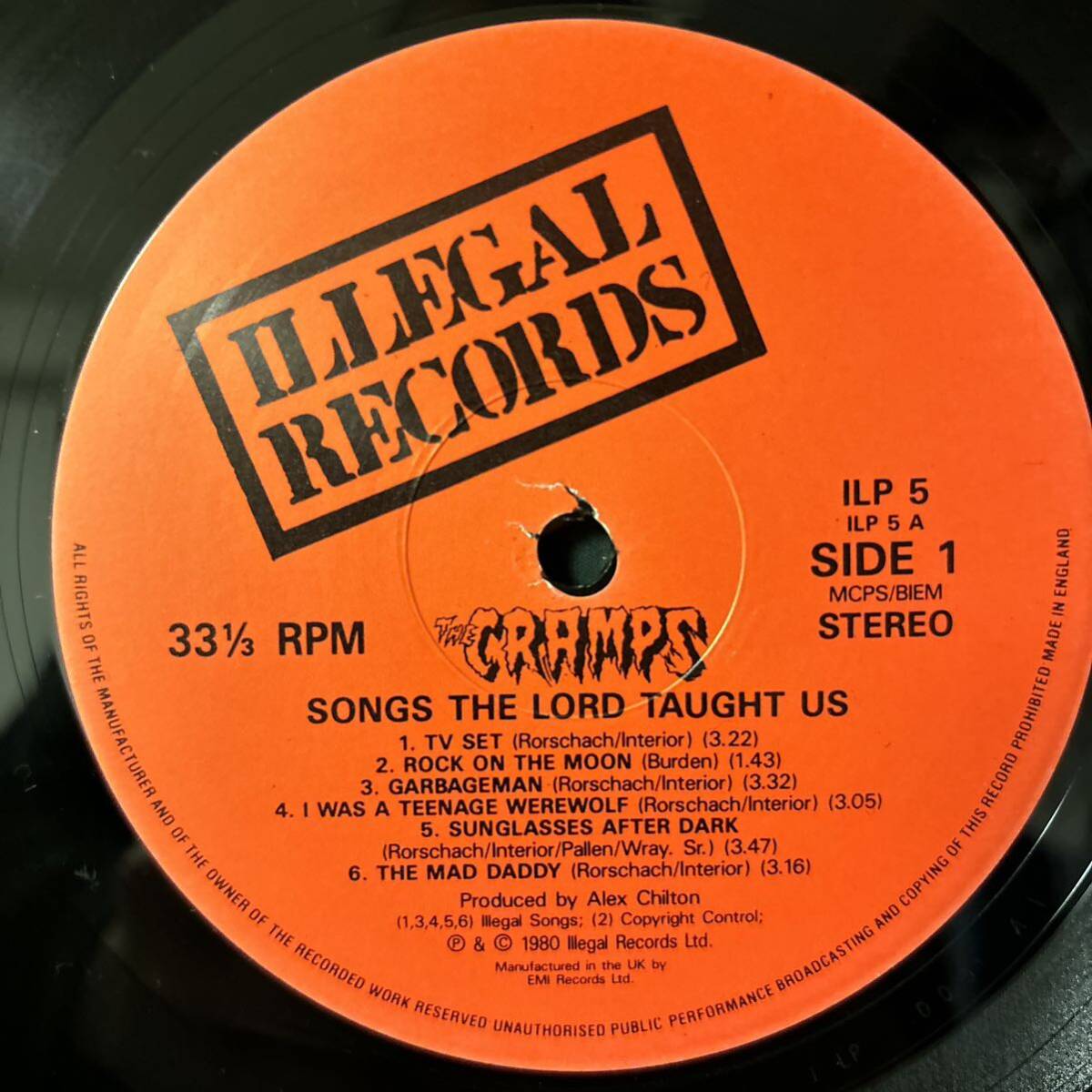 The Cramps Songs The Lord Taught Us LP レコード ザ・クランプス vinyl アナログ Alex Chilton アレックス・チルトン Big Star_画像3
