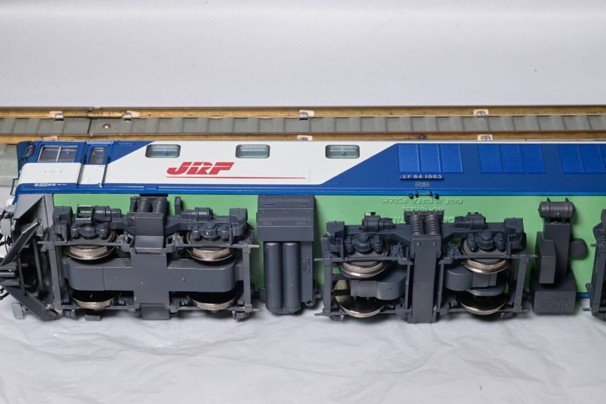 Tomix HO 123 国鉄 JR EF64-1000 形 電気機関車 JR貨物更新色 中古 修理品 ( 走行OKです コンテナ 貨物列車 等に_画像10