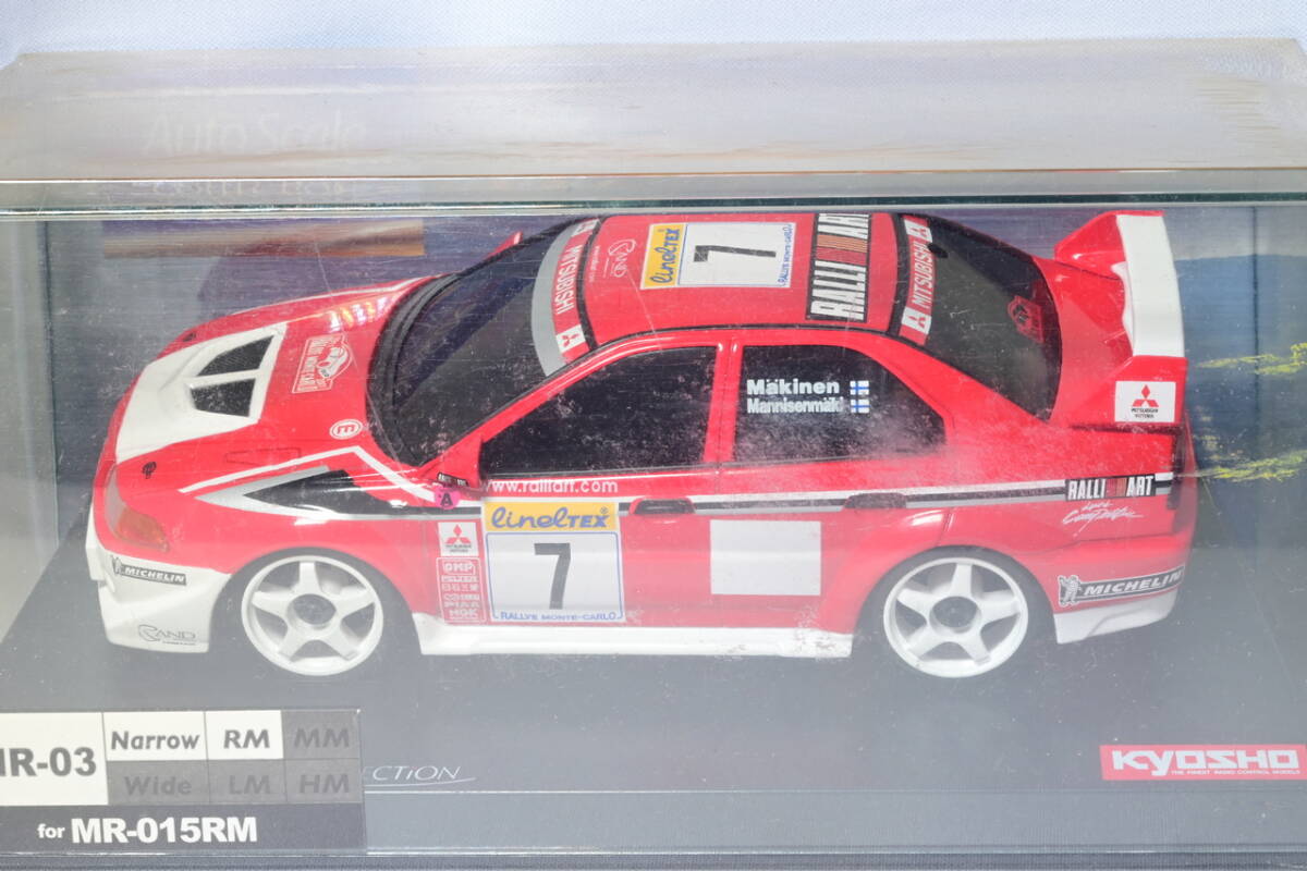 Kyosho 京商 Mini-Z ミニッツ レーサー 三菱 ランサー エボリューション Ⅵ WRC トミーマキネン 中古 未開封の画像1