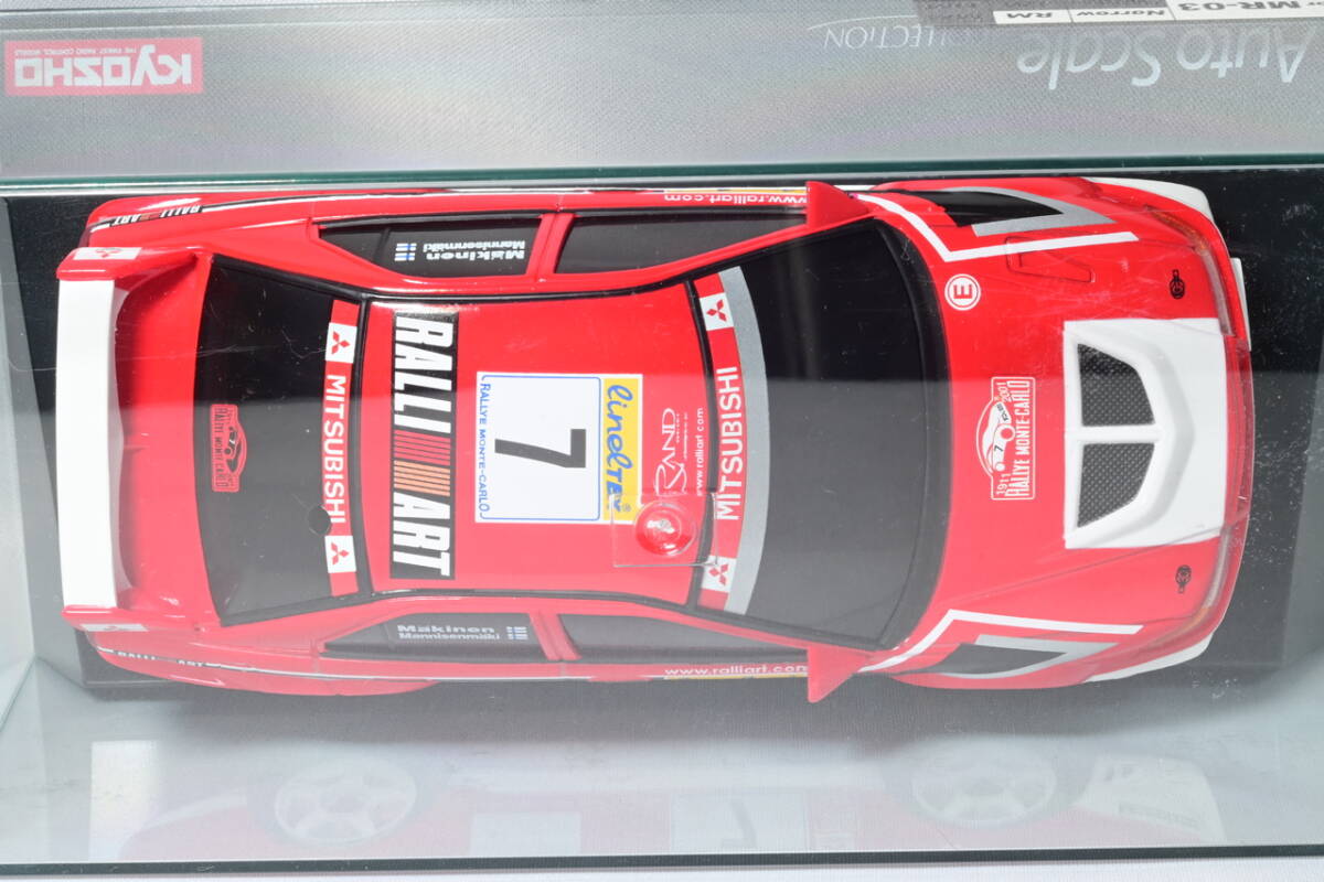 Kyosho 京商 Mini-Z ミニッツ レーサー 三菱 ランサー エボリューション Ⅵ WRC トミーマキネン 中古 未開封の画像7