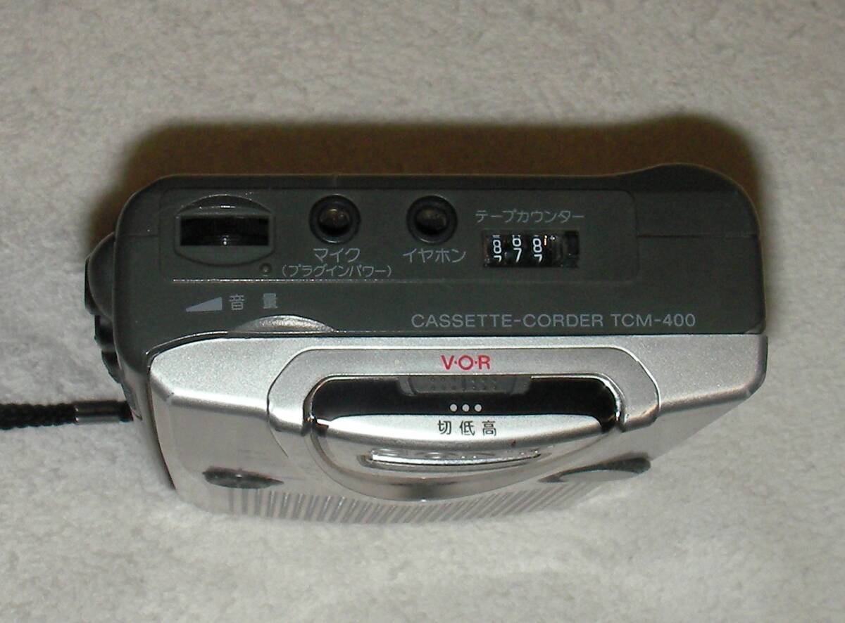 特上：Sony TCM-400 ソニー カセットテープレコーダー、即決おまけ付_画像3