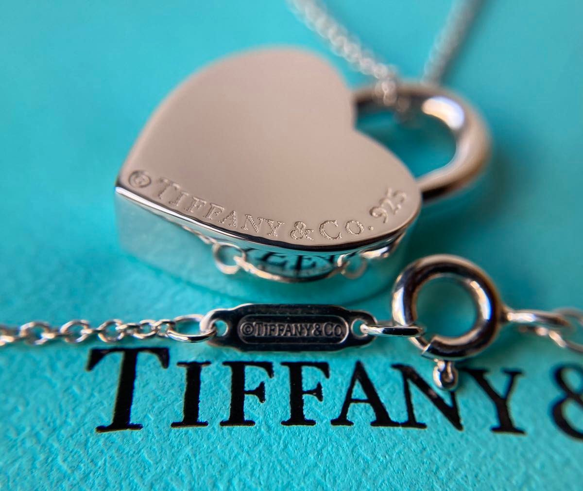 Tiffany＆co.  ティファニー　リターントゥ・ハート　カデナロック　南京錠　シルバーネックレス　Ag925