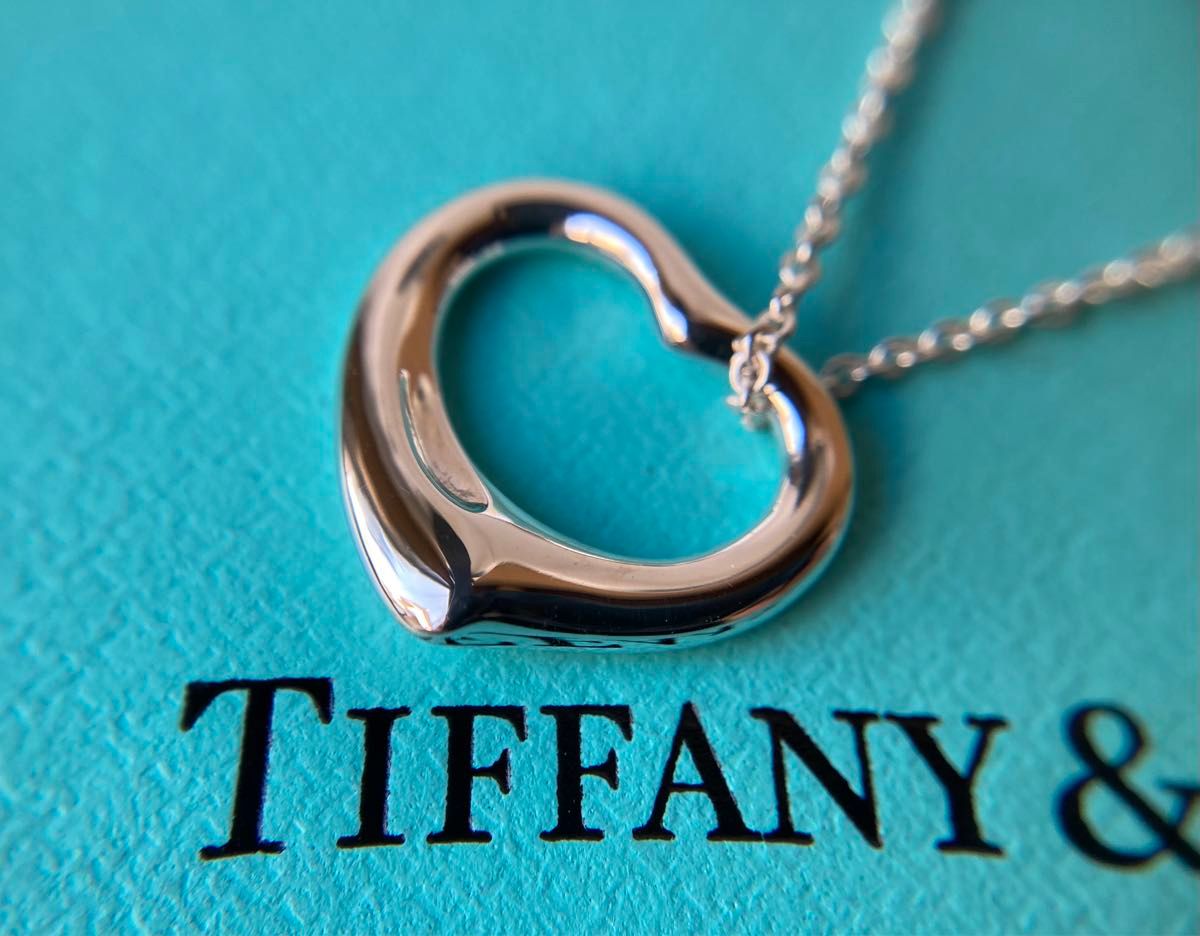 Tiffany＆co.  ティファニー　オープンハート　Sサイズ　スモール　シルバーネックレス　Ag925