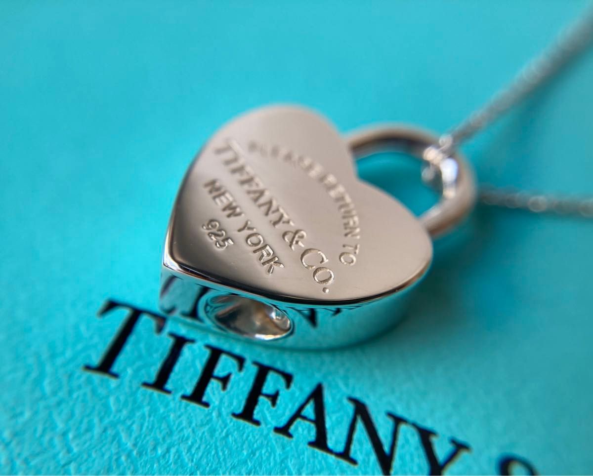 Tiffany＆co.  ティファニー　リターントゥ・ハート　カデナロック　南京錠　シルバーネックレス　Ag925