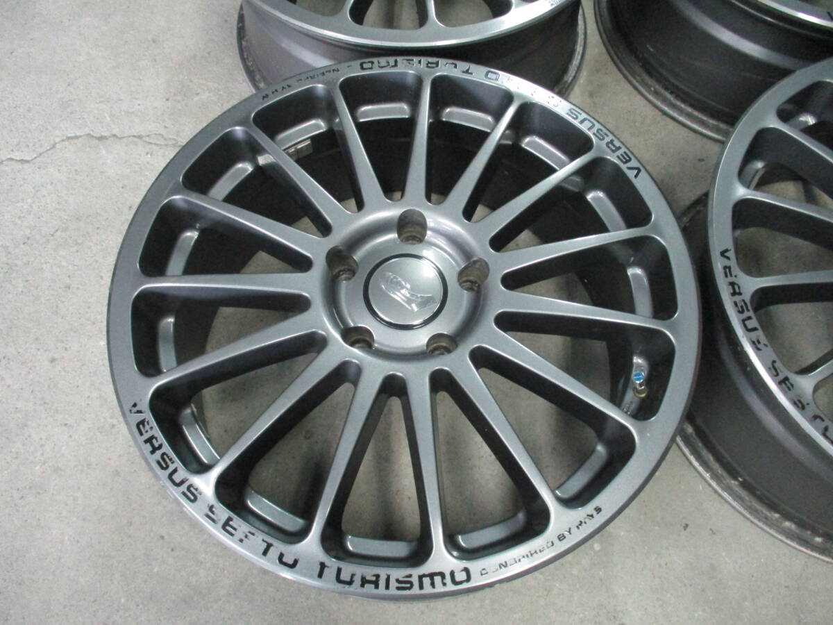 処分 ESTA TURISMO １７×７Ｊ ＰＣＤ１１４.３ ５穴 オフセット+４２ ４本セット MADE IN JAPAN 売り切り 格安の画像4