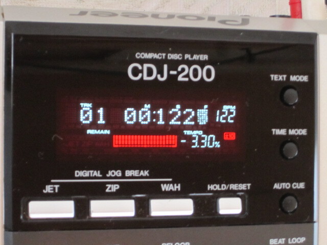 Pioneer CDJ-200 難あり　電源ケーブル付き_画像1