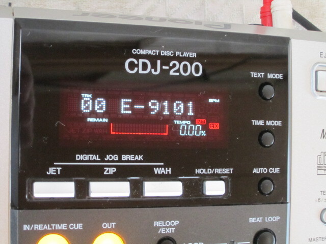 Pioneer CDJ-200 難あり　電源ケーブル付き_画像5