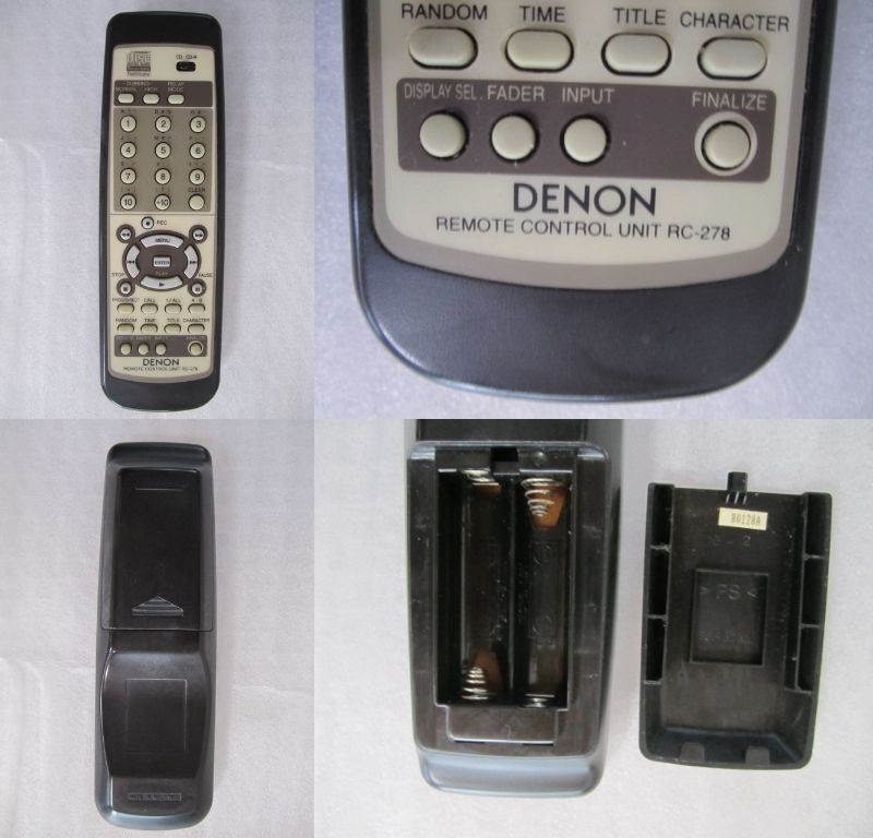 リモコン付き ! DENON CDレコーダー CDR-W1500 の画像4
