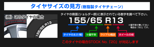 非金属タイヤチェーン タイヤチェーン 70サイズ 195/60R15 205/55R14 195/55R15 205/55R15 205/50R15 195/50R16 205/45R16 215/40R16 新品_画像5