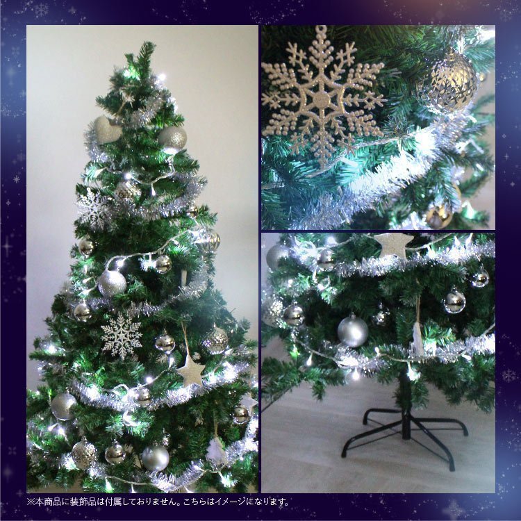 クリスマスツリー 150cm 北欧 おしゃれ 雪 スノー スリム クリスマスツリーの木 クリスマス 室内 ブランチ 組立簡単 まるで本物 飾りなし_画像5