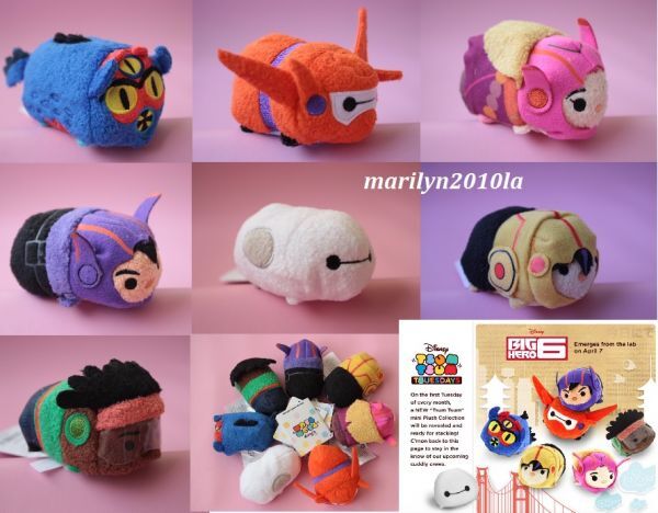 ツムツム ぬいぐるみ ★ベイマックス 全7種セット★US アメリカ ディズニー Disney Tsum Tsum Big Hero 6 Bay Max_画像6