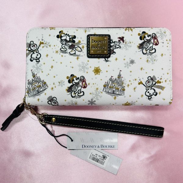 【ドゥーニー＆バーク 】ディズニー ウィンターホリデー ミッキー ミニー 長財布 Wallet by Dooney & Bourke US Disney Parks WDW_画像6