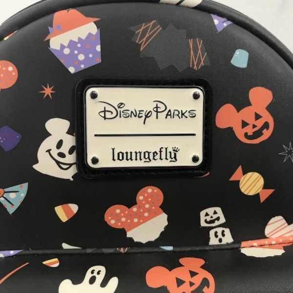 【Loungefly】ディズニー パークス ハロウィーン ミッキー トリート バックパック ラウンジフライ WDW Disney Parks Backpack_画像9