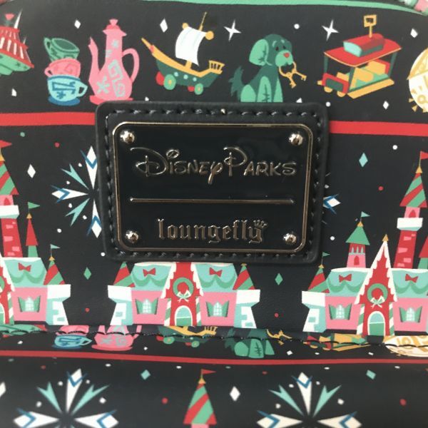 【Loungefly】ディズニー パークス ミッキー クリスマス ホリデー　バックパック リュック ラウンジフライ WDW Disney Parks Backpack_画像3