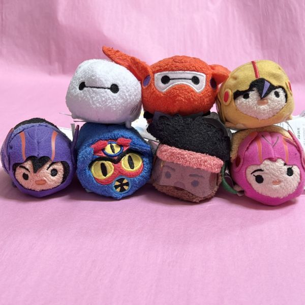 ツムツム ぬいぐるみ ★ベイマックス 全7種セット★US アメリカ ディズニー Disney Tsum Tsum Big Hero 6 Bay Max_画像1