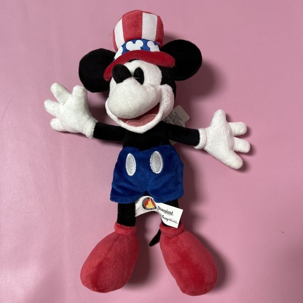 WDW アメリカ独立記念 ミッキーマウス 7インチ ぬいぐるみ US ディズニー パークス DISNEY PARKS 4th of July Mickey Mouseの画像4