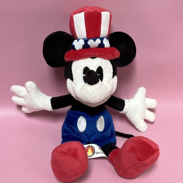 WDW アメリカ独立記念 ミッキーマウス 7インチ ぬいぐるみ US ディズニー パークス DISNEY PARKS 4th of July Mickey Mouseの画像1