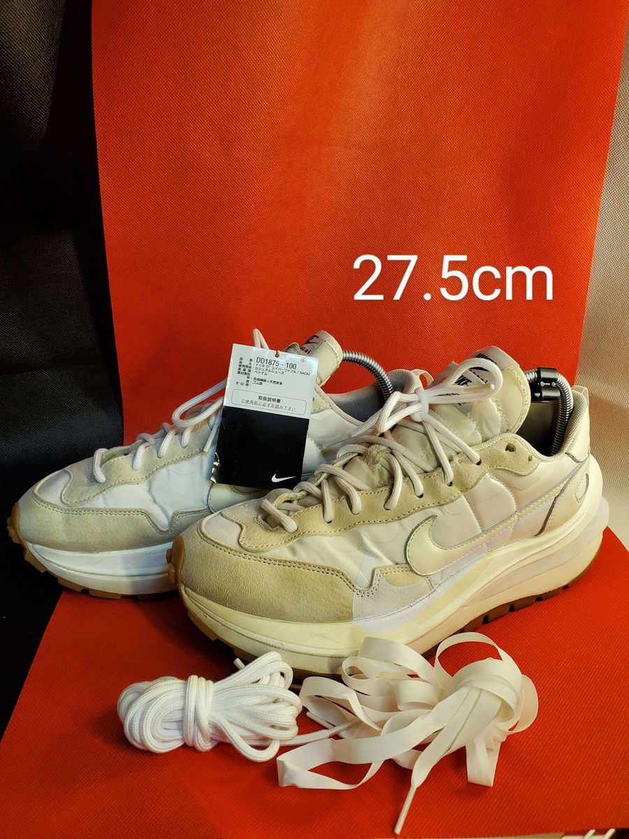 sacai × Nike Vapor Waffle White Gum 27.5