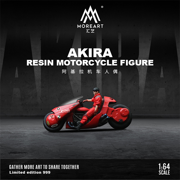 1/64 MOREART AKIRA мотоцикл фигурка RESIN MOTORCYCLE FIGURE geo лама *F1