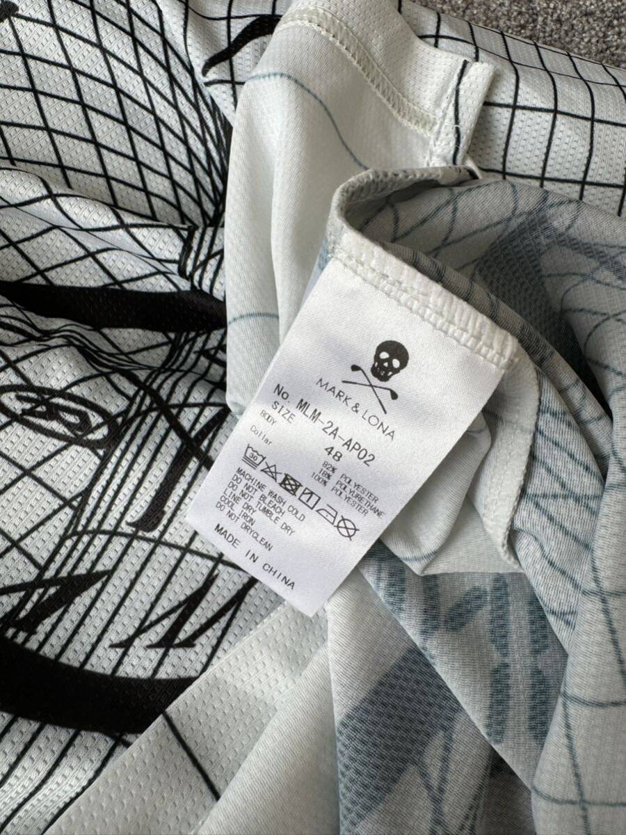 【未使用品】MARK&LONA マークアンドロナ ポロシャツ 48サイズ L 正規店購入 半袖ポロシャツ の画像4