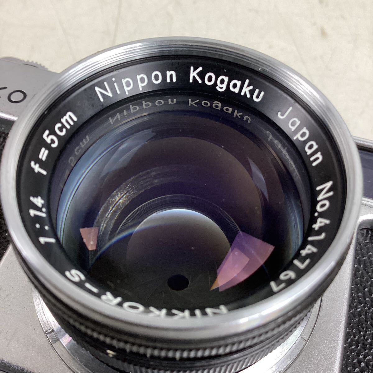 o339 Nikon ニコン フィルムカメラ NIPPONKOGAKU TOKYO カメラ 昭和レトロ 中古の画像6