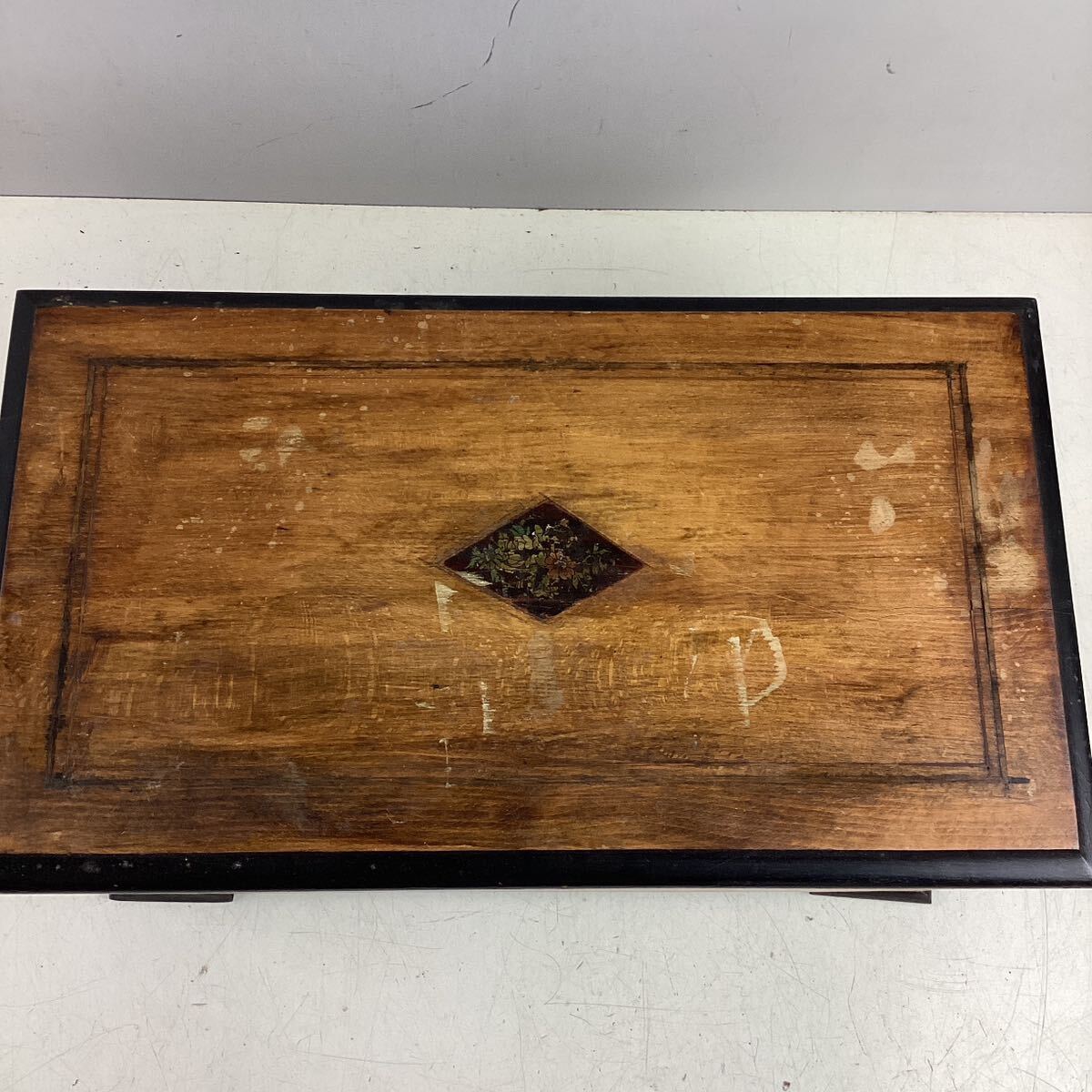o3314 アンティーク オルゴール 洋風 西洋 置物 木製 インテリア レトロ モナコ モンテカルロ 動作確認済 中古の画像6