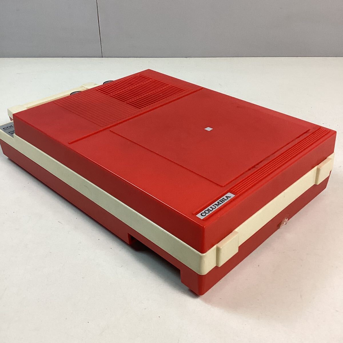 y4210 COLUMBIA ポータブル レコードプレーヤー GP-3 コロムビア レコード LP 小型 当時物 レトロ 動作確認済 中古の画像6