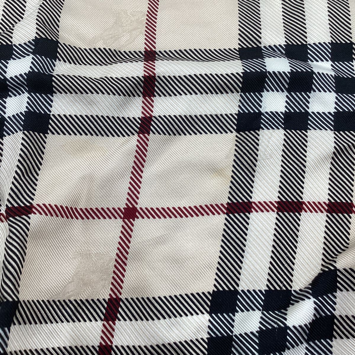 o4227 BURBERRY スカーフ バーバリー 日本製 三陽商会 レトロ 中古_画像6