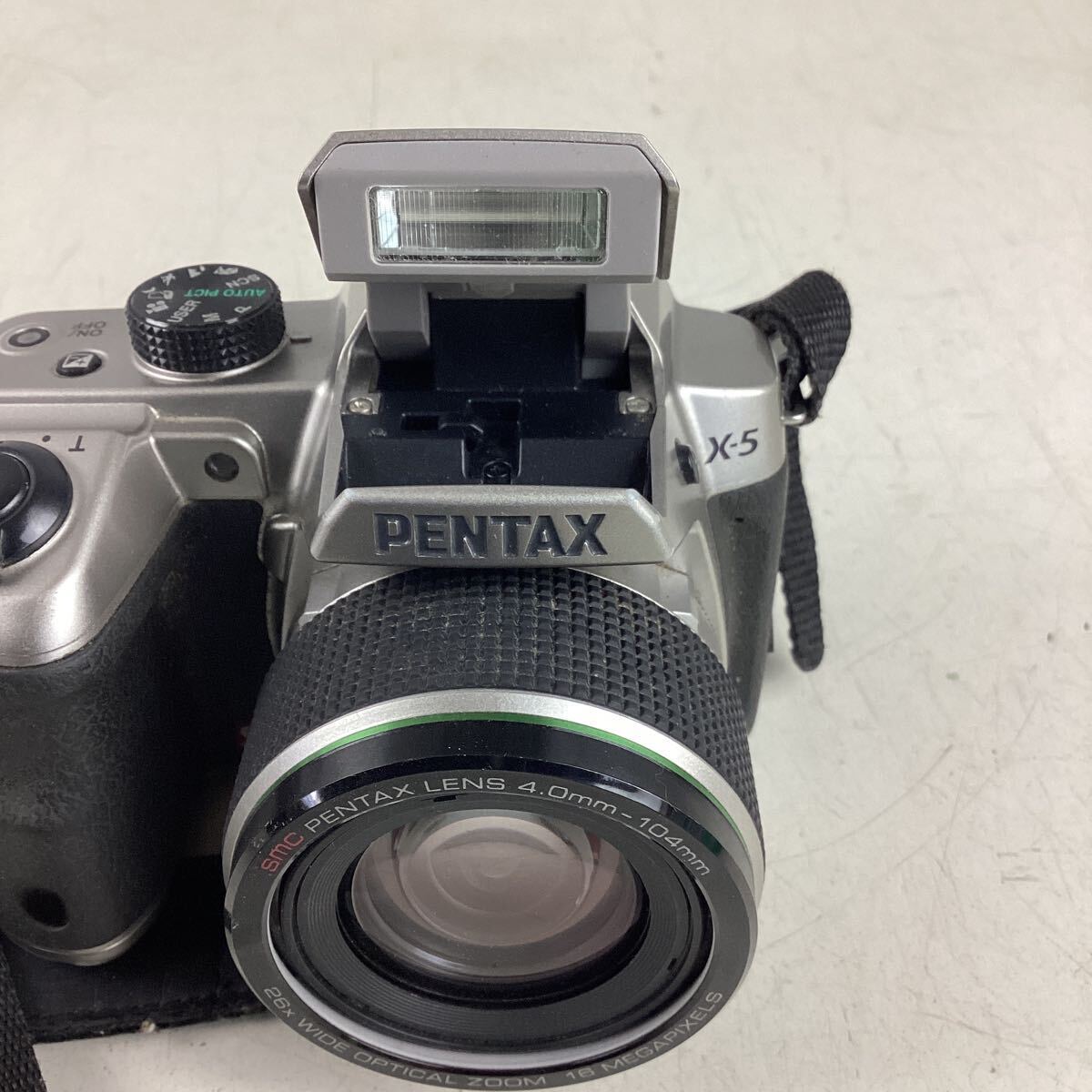 o435 PENTAX X-5 コンパクトデジタルカメラ ペンタックス デジタルカメラ 動作確認済 中古の画像6